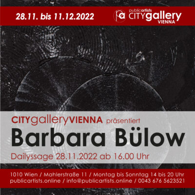 Barbara Bülow in der CITYgalleryVIENNA