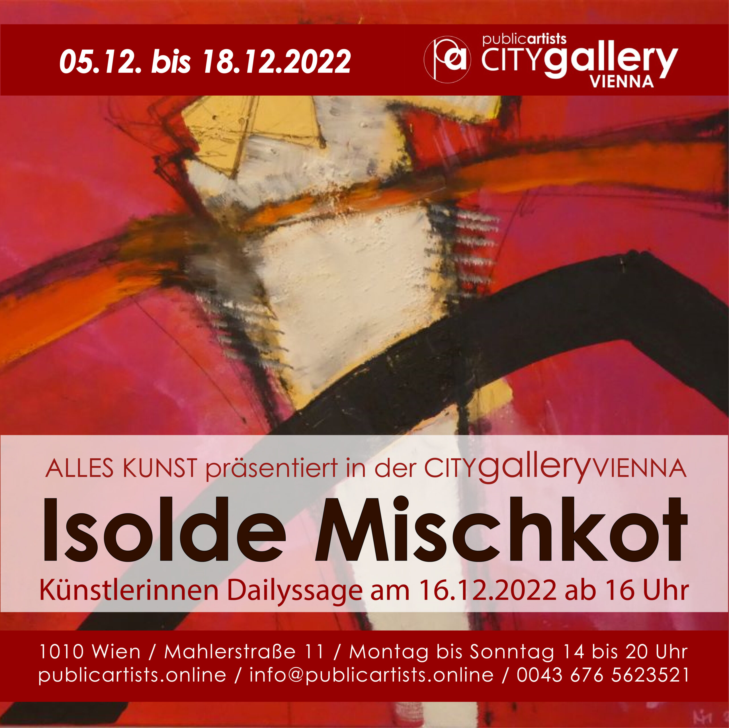 Isolde Mischkot at the CITYgalleryVIENNA
