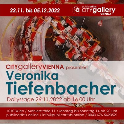 Veronika Tiefenbacher in der CITYgalleryVIENNA