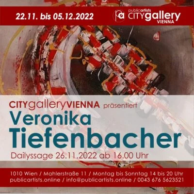 Veronika Tiefenbacher in der CITYgalleryVIENNA