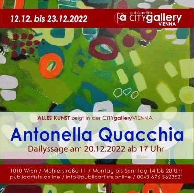 Antonella Quacchia in der CITYgalleryVIENNA