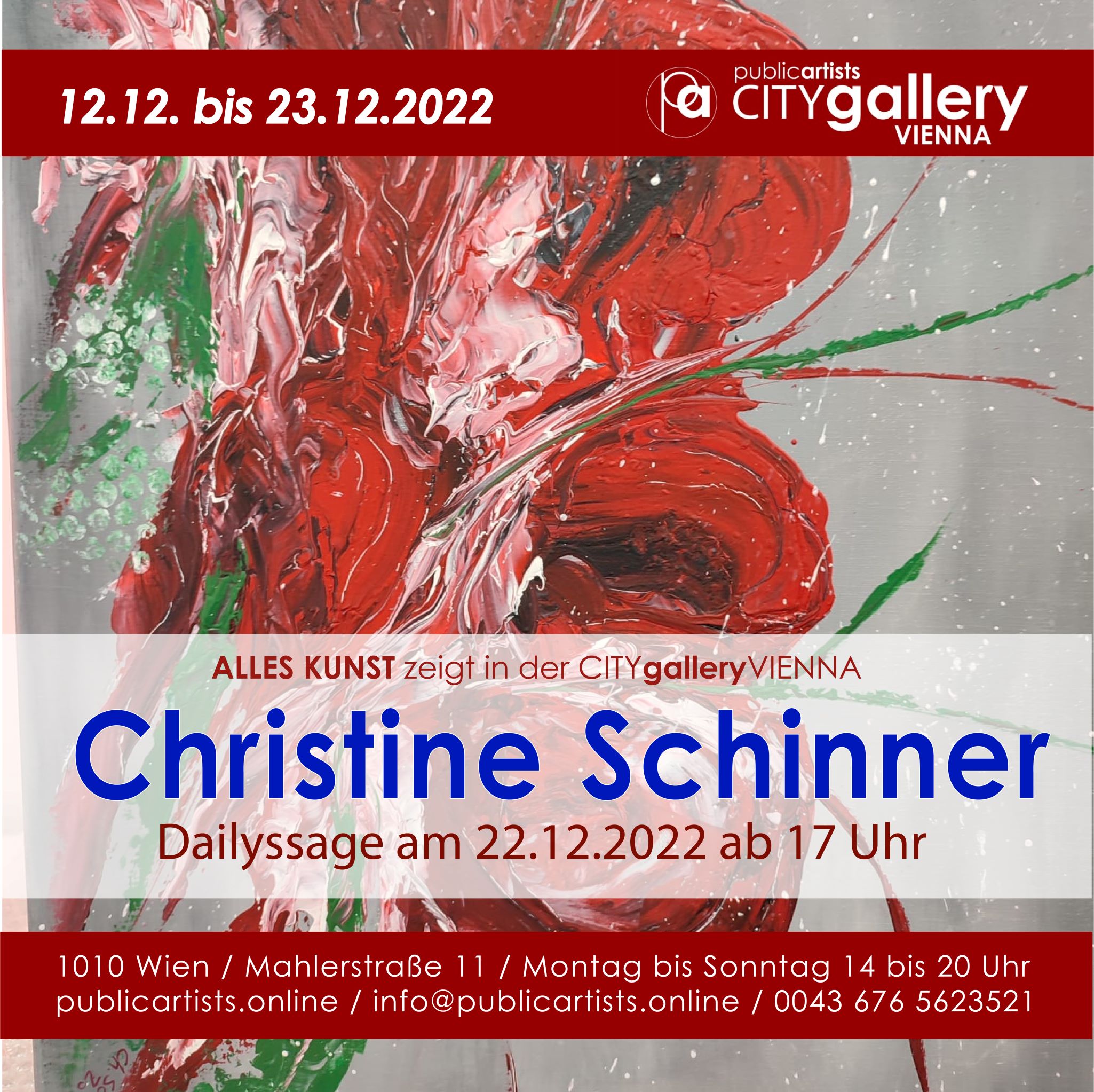 Christine Schinner v CITYgalleryVIENNA