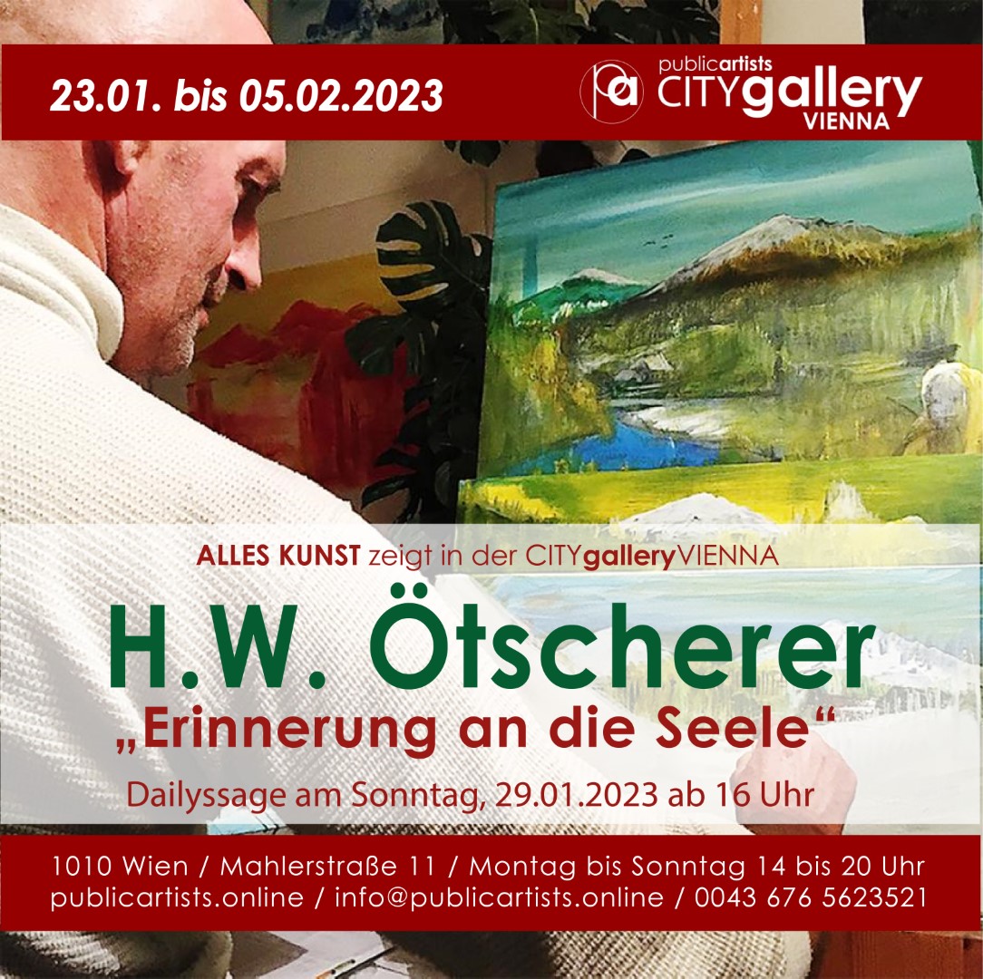 H.W. Ötscherer in der CITYgalleryVIENNA