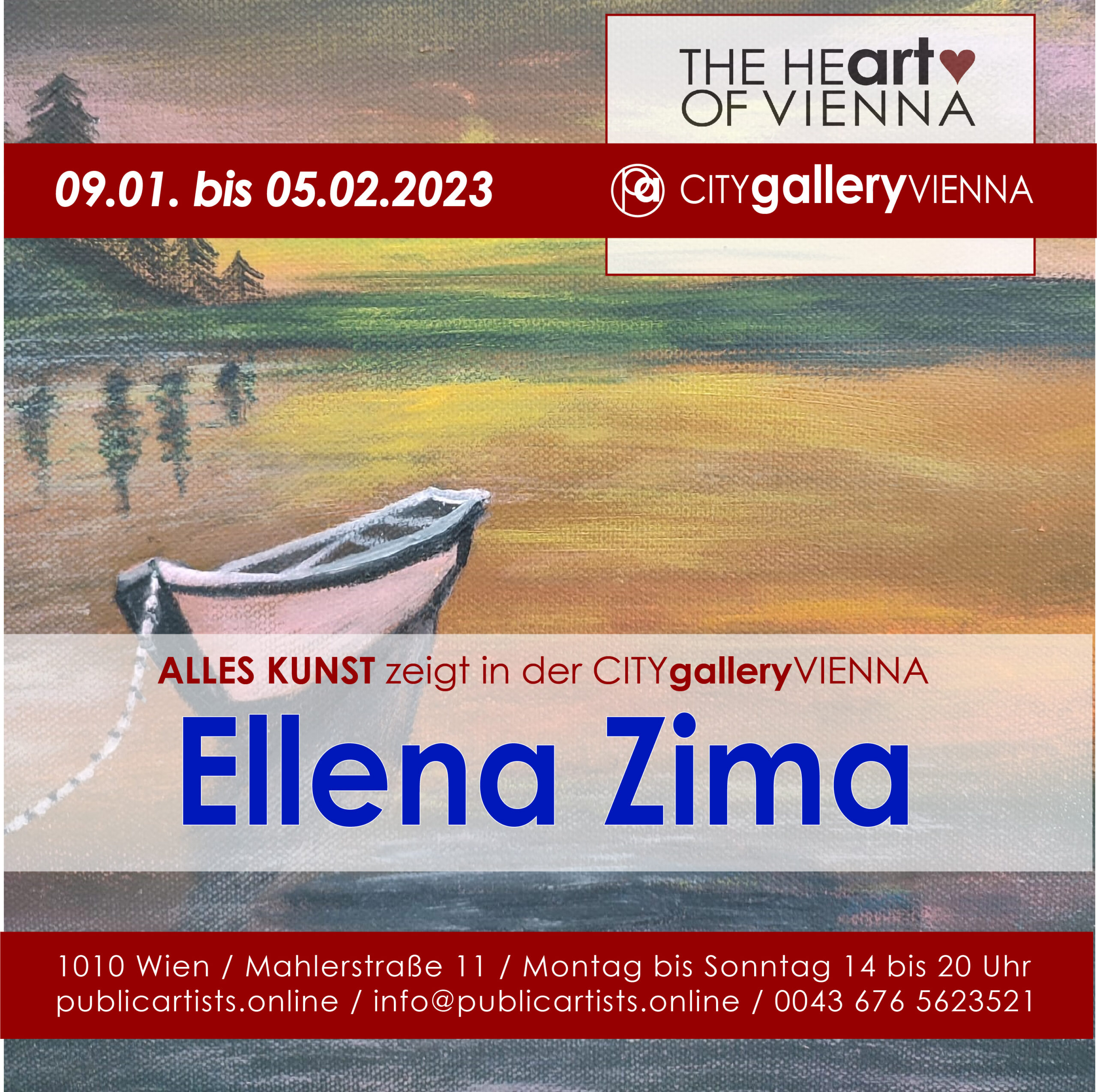 Ellena Zima v CITYgalleryVIENNA