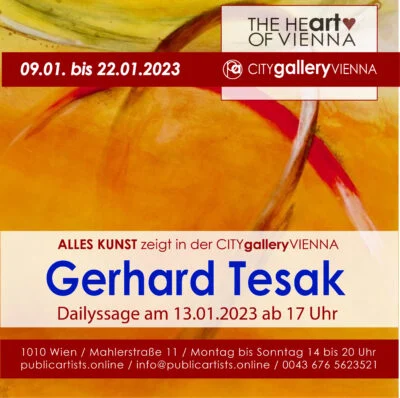 Gerhard Tesak a CITYgalleryVIENNA-ban