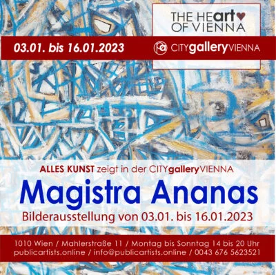 Magistra Ananas a CITYgalleryVIENNA-ban