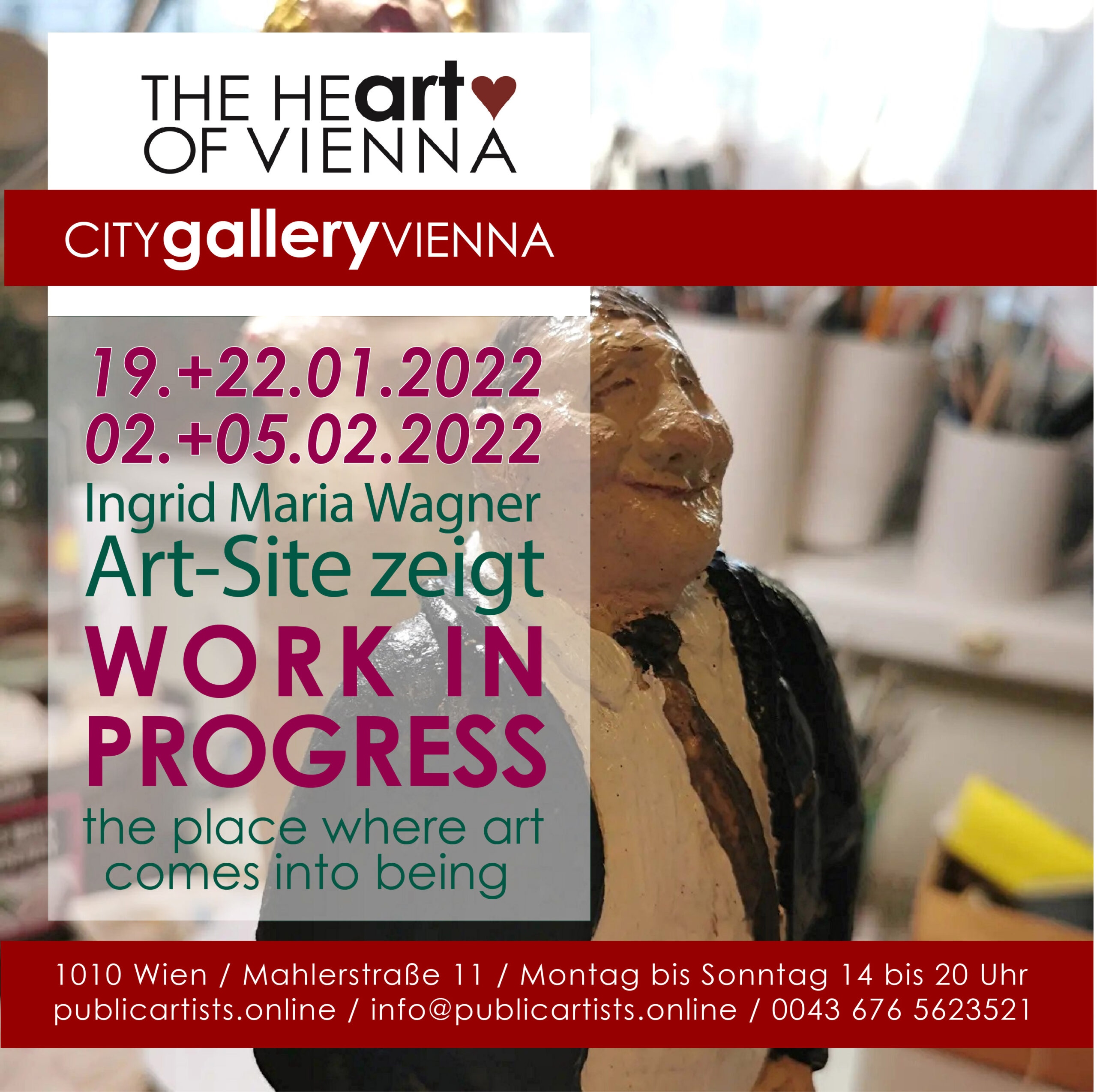 Ingrid Maria Wagner bemutatja a ART IN PROGRESS című műsort