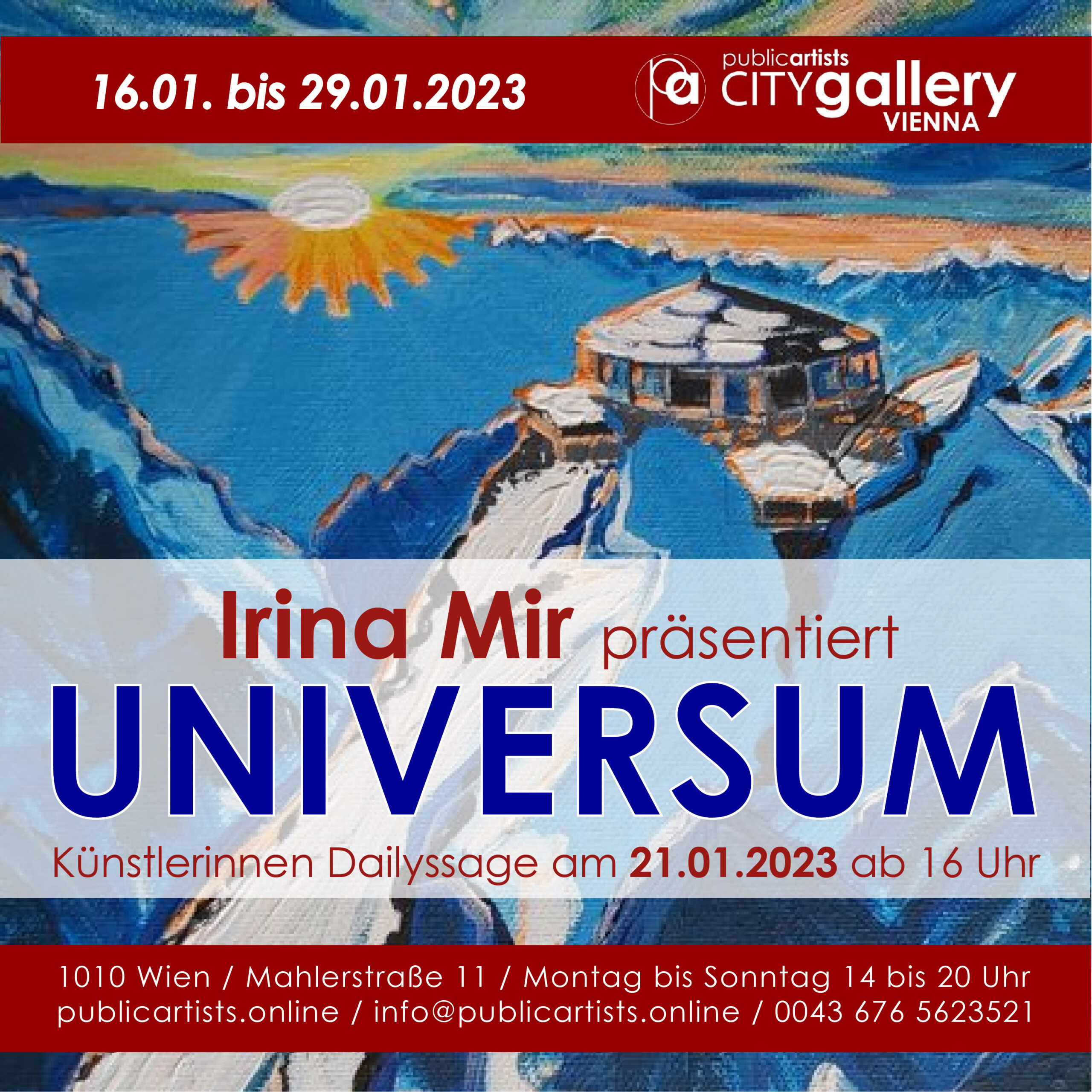 Irina Mir mostra UNIVERSUM