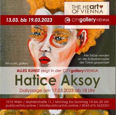 Hatice Aksoy in der CITYgalleryVIENNA