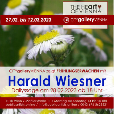Harald Wiesner zeigt FRÜHLINGSERWACHEN