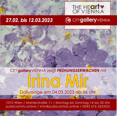 Irina Mir zeigt FRÜHLINGSERWACHEN