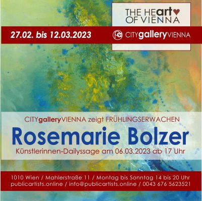 Rosemarie Bolzer zeigt FRÜHLINGSERWACHEN