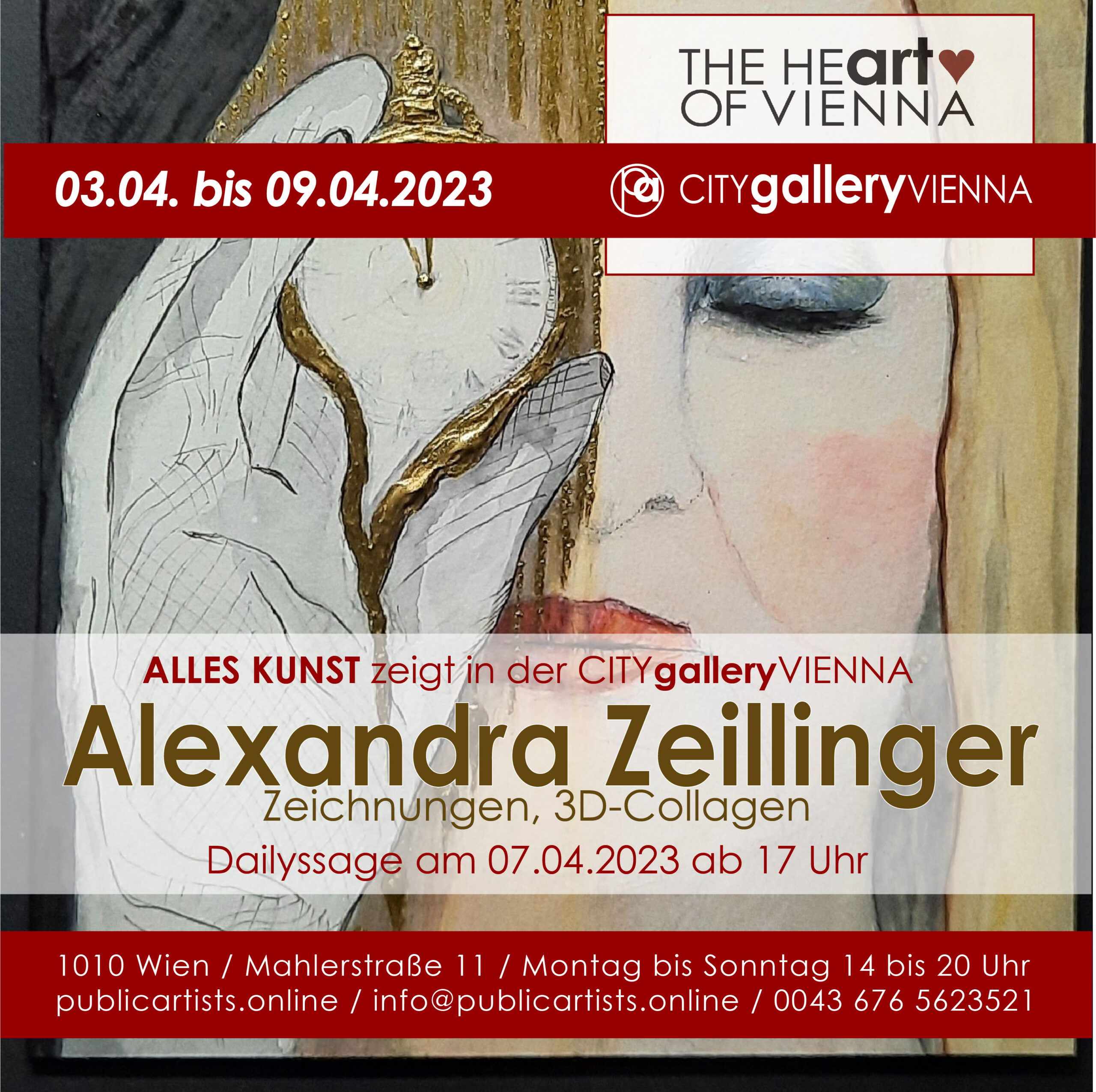 Alexandra Zeillinger nella CITYgalleryVIENNA