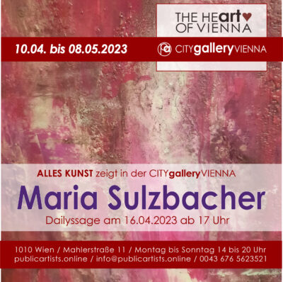 Maria Sulzbacher nella CITYgalleryVIENNA