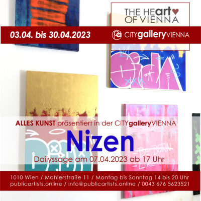 Nizen nella CITYgalleryVIENNA