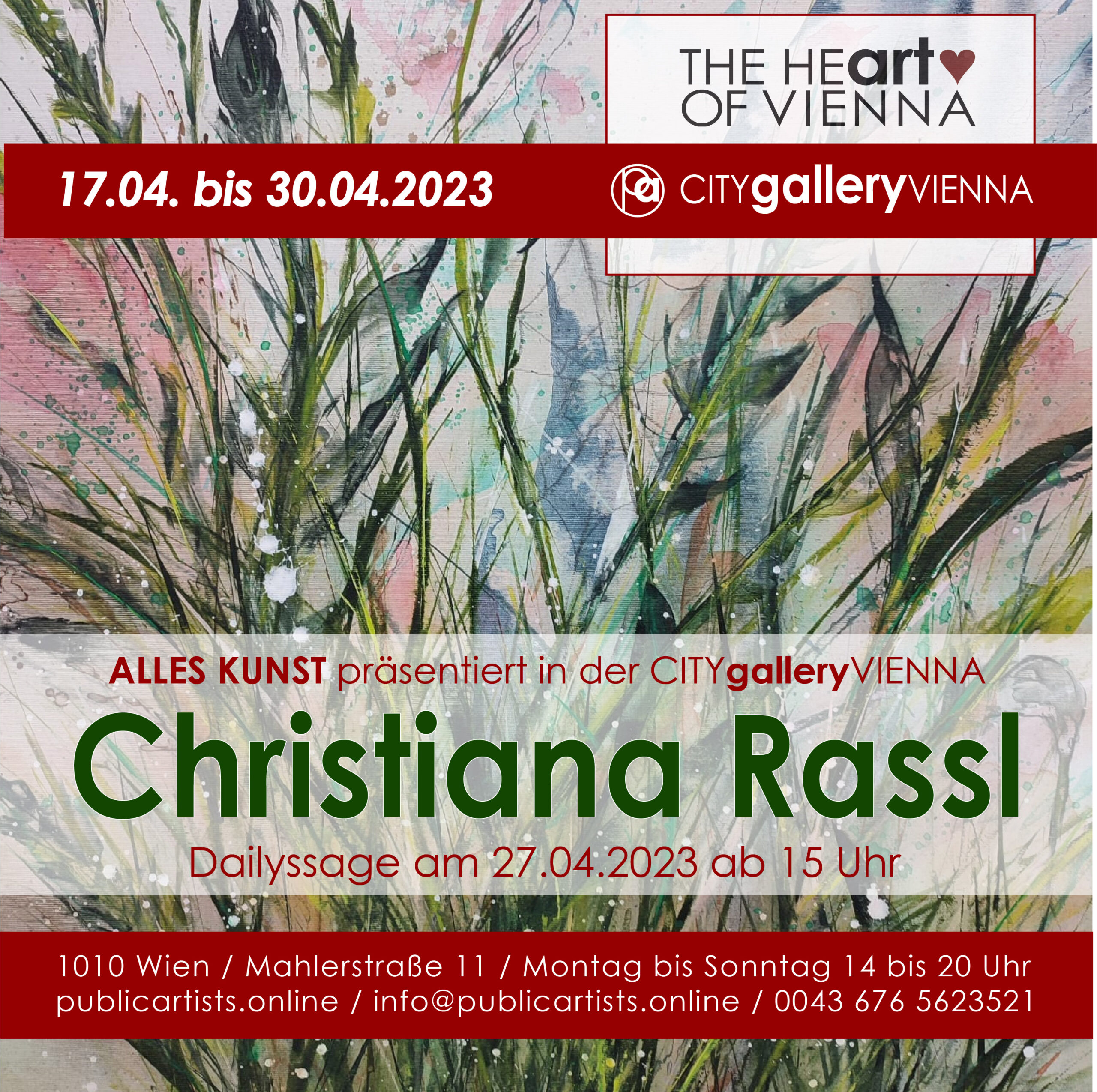 Christiana Rassl à la CITYgalleryVIENNA