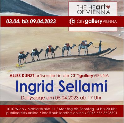 Ingrid Sellami a CITYgalleryVIENNA-ban