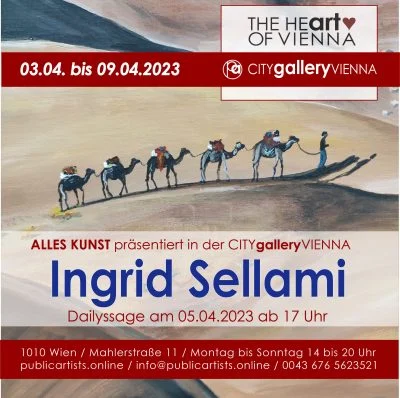 Ingrid Sellami at the CITYgalleryVIENNA