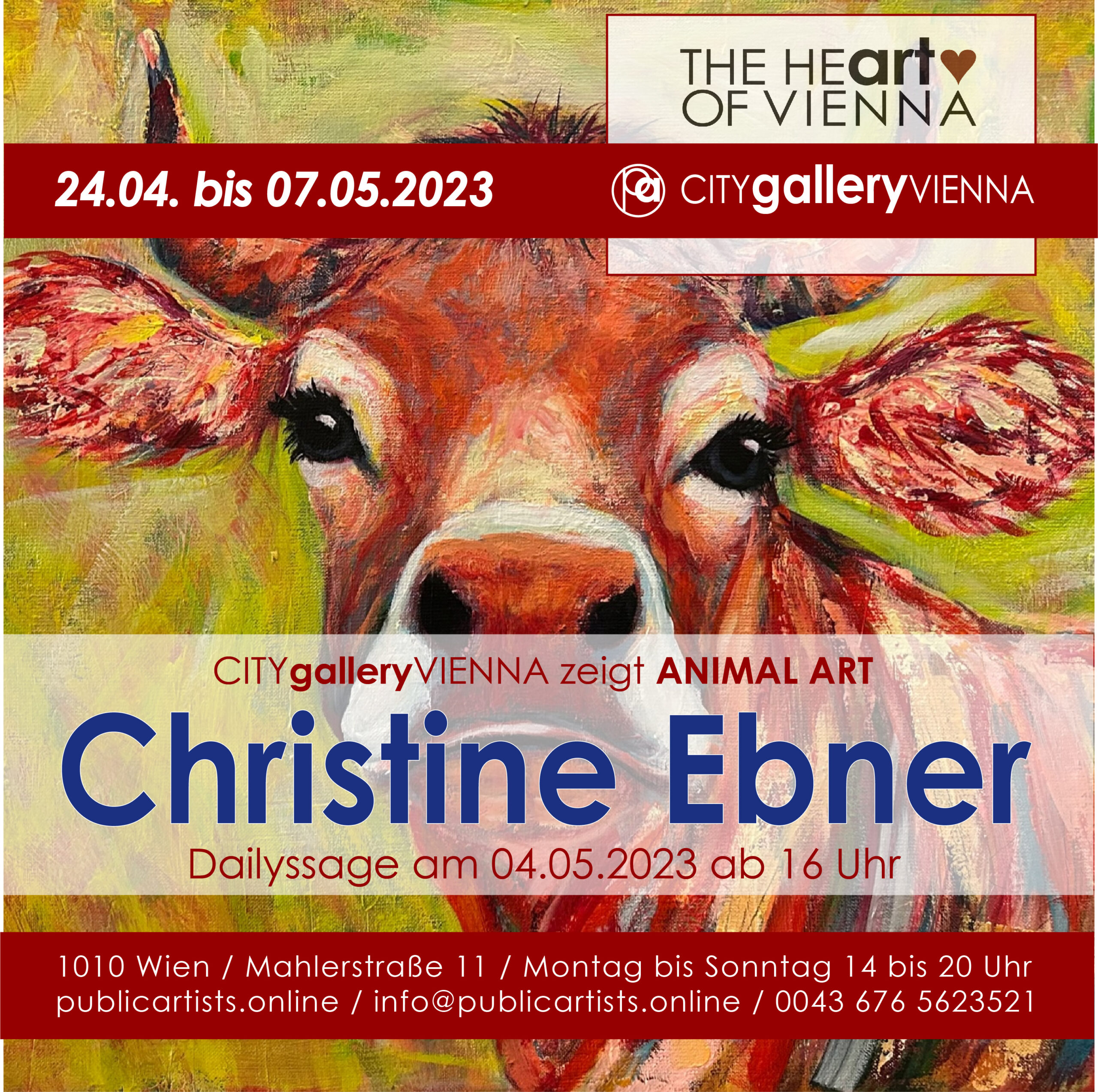 Christine Ebner mostra ANIMAL ART