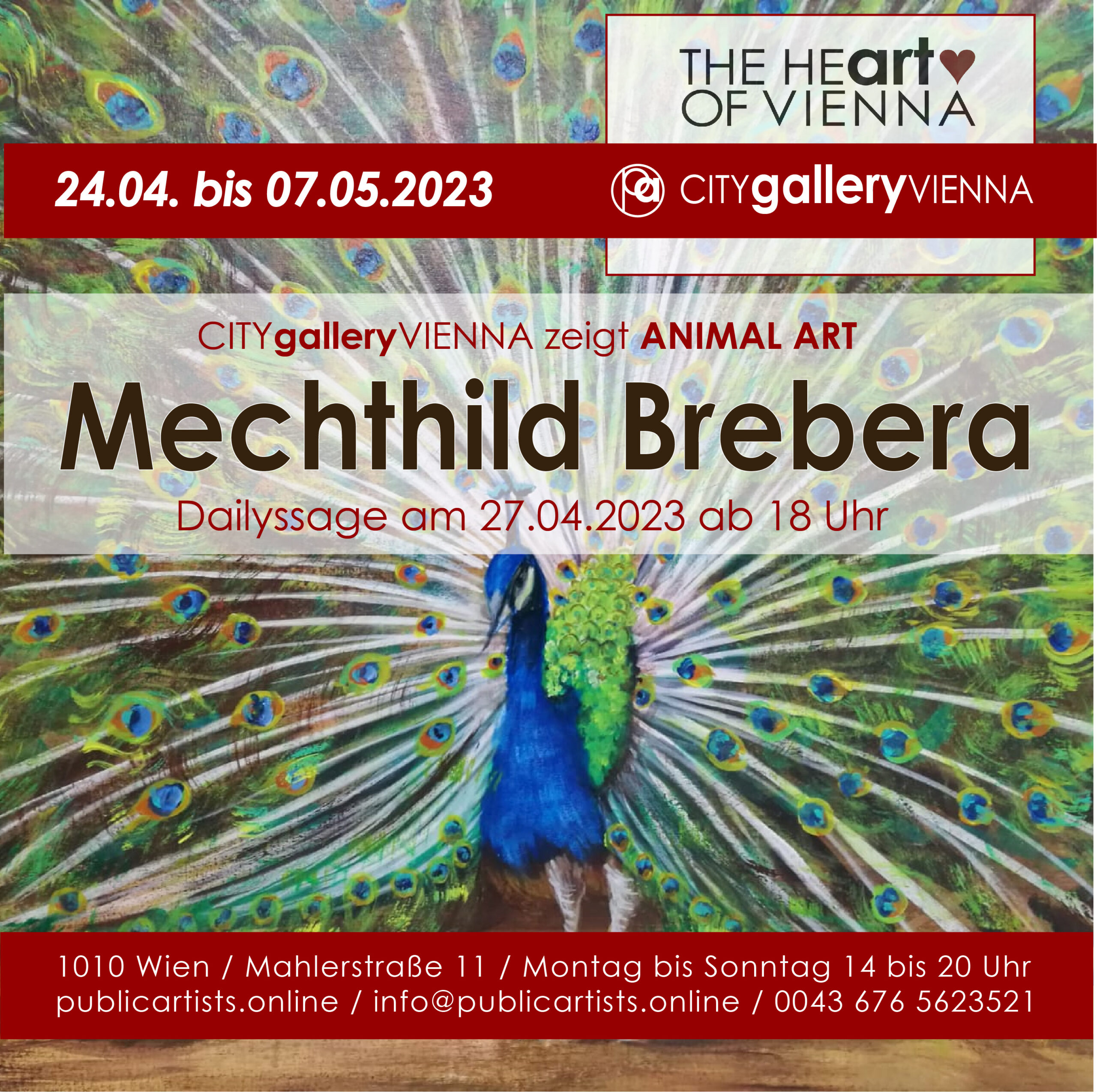 Mechthild Brebera vystavuje ANIMAL ART