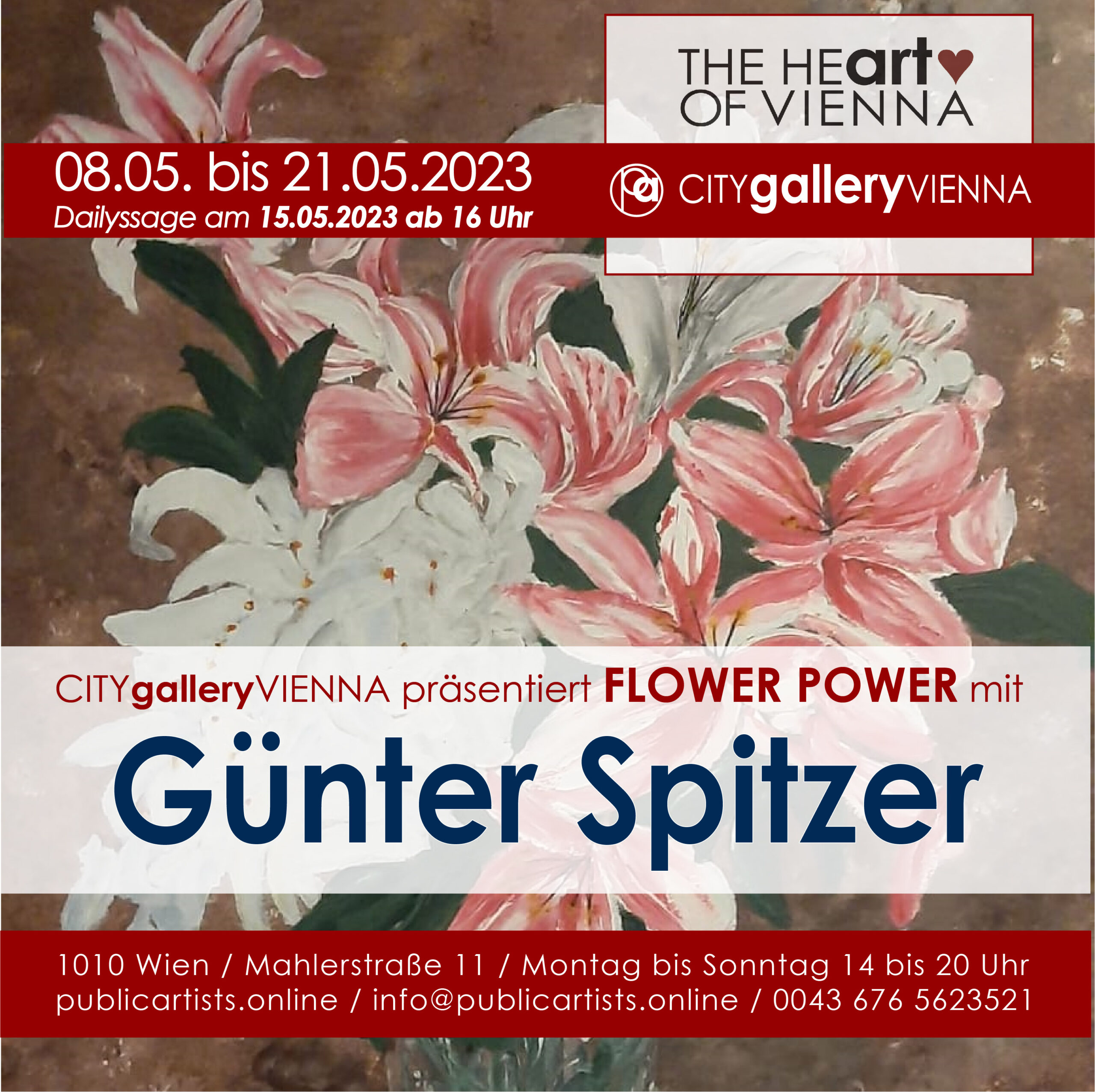 Günter Spitzer zeigt FLOWER POWER
