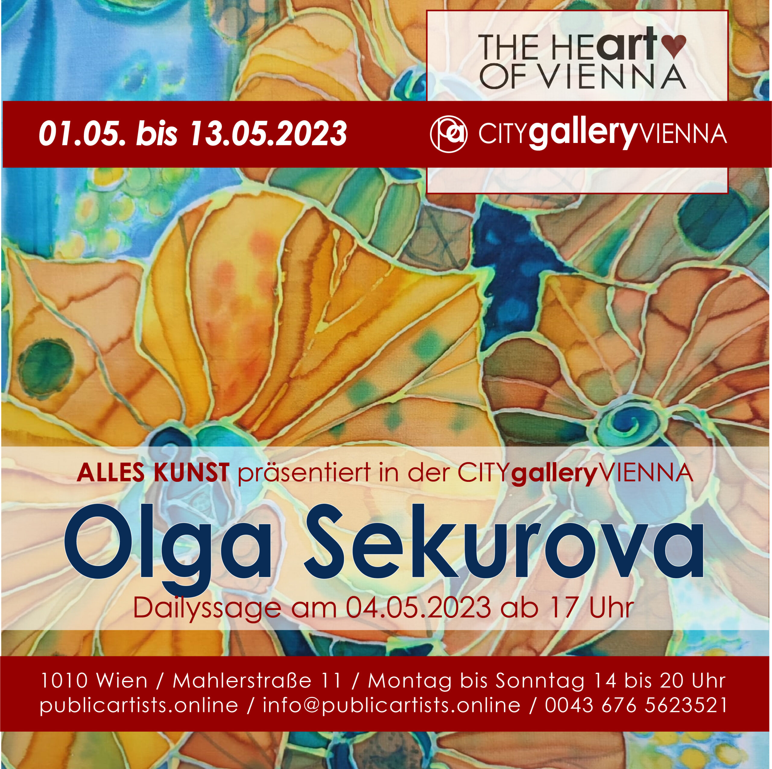 Olga Sekurova nella CITYgalleryVIENNA