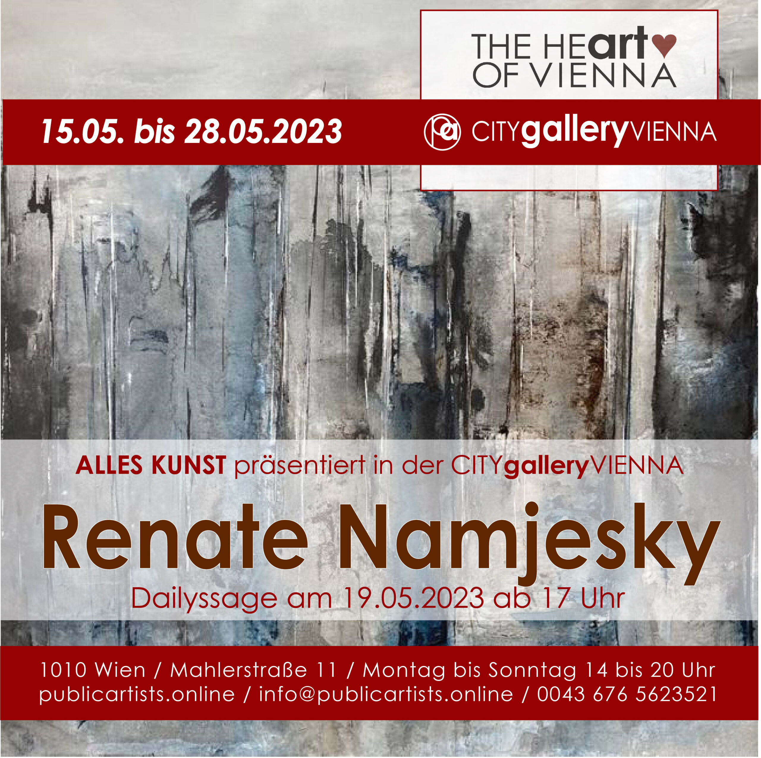 Renate Namjesky v CITYgalleryVIENNA