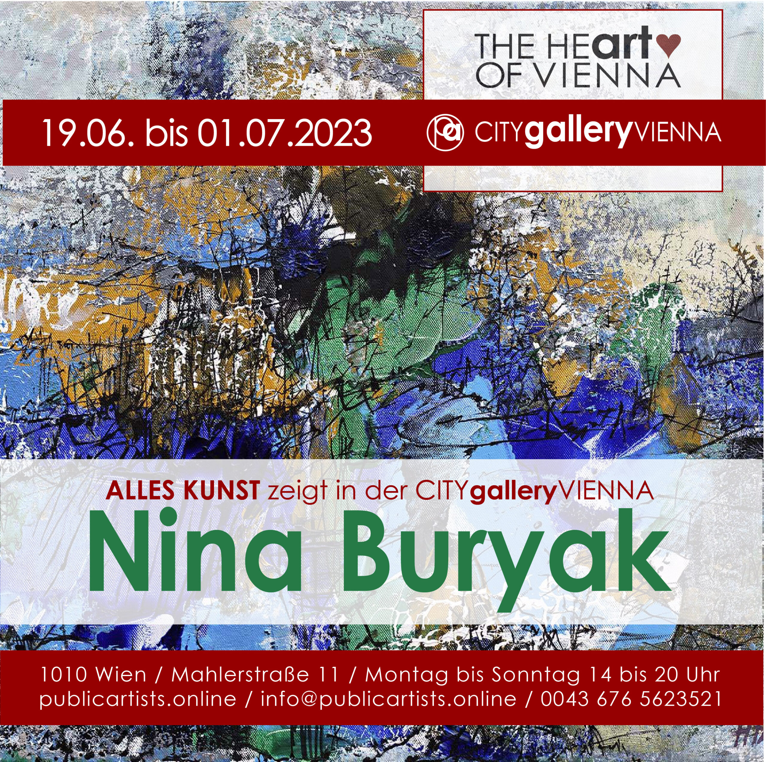 Nina Buryak CITYgalleryVIENNA'da