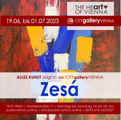 Zesá nella CITYgalleryVIENNA