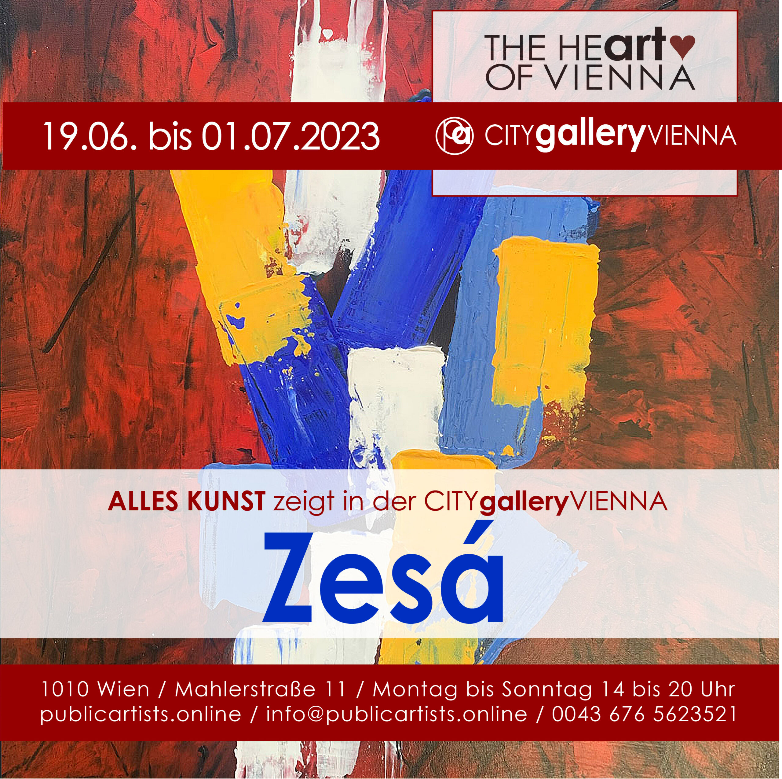 Zesá a CITYgalleryVIENNA-ban