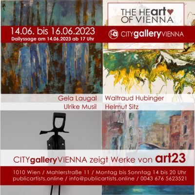 CITYgalleryVIENNA presenta ART23
