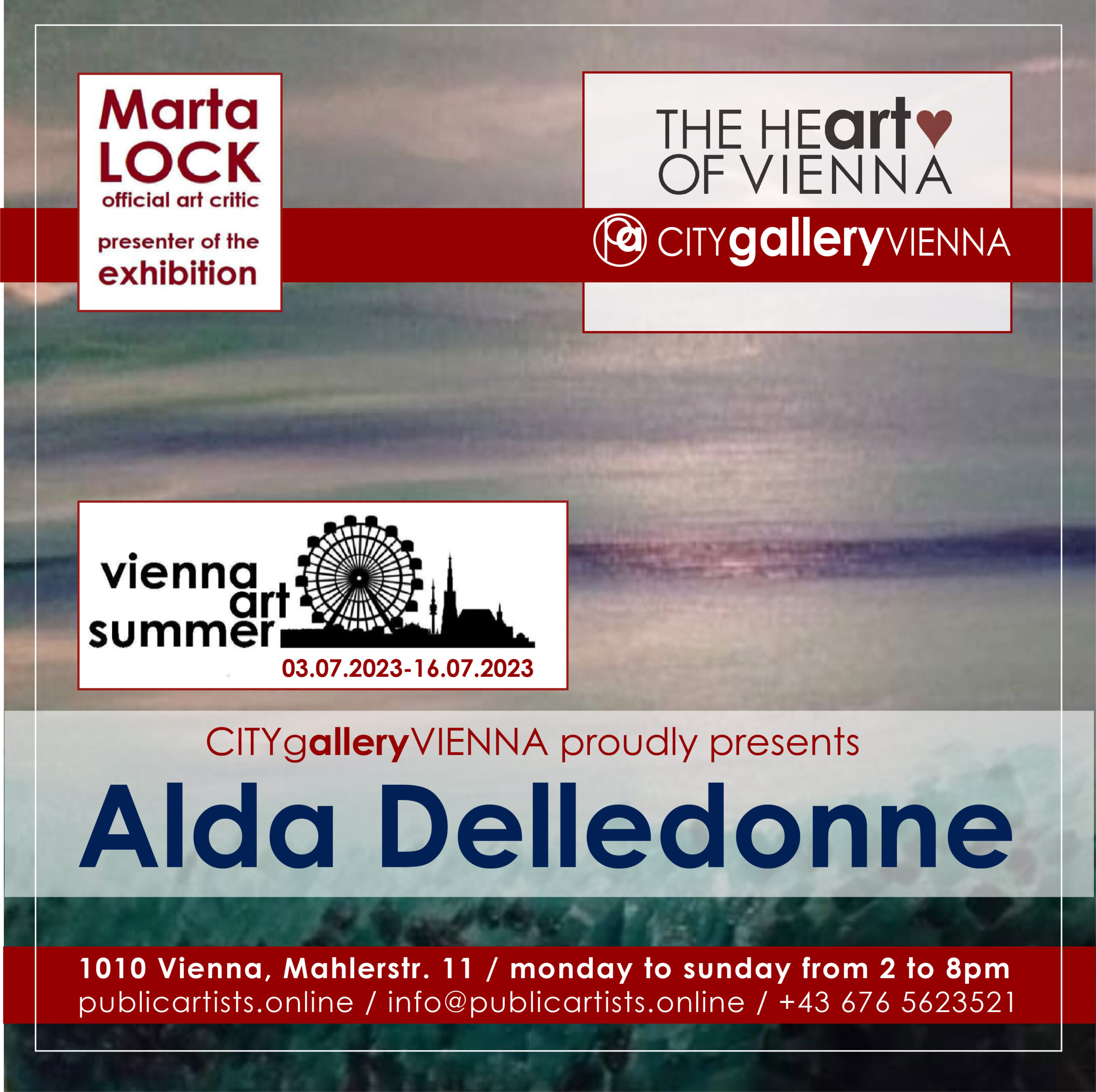 Alda Delledonne a VIENNA ART SUMMER VAS23