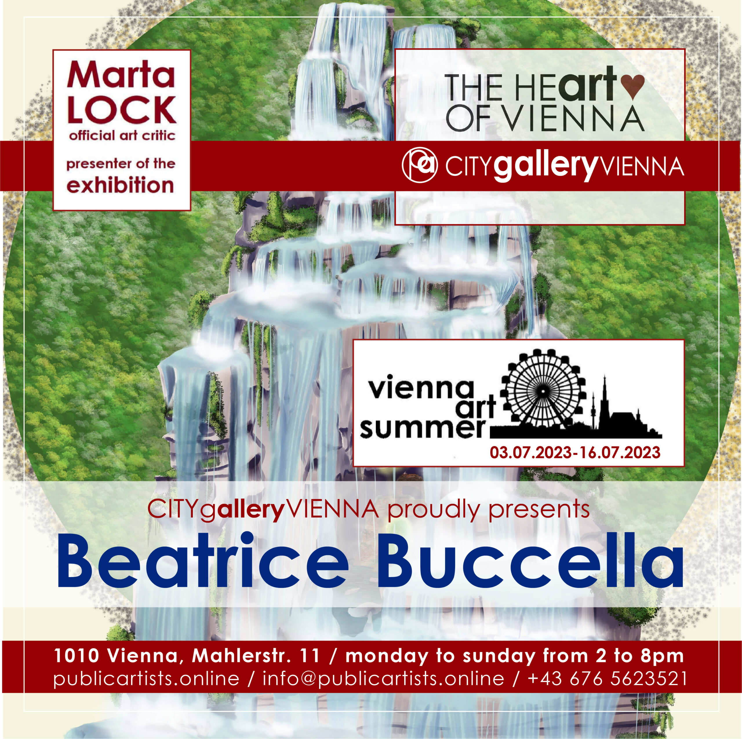Beatrice Buccella a VIENNA ART SUMMER VAS23 kiállításon
