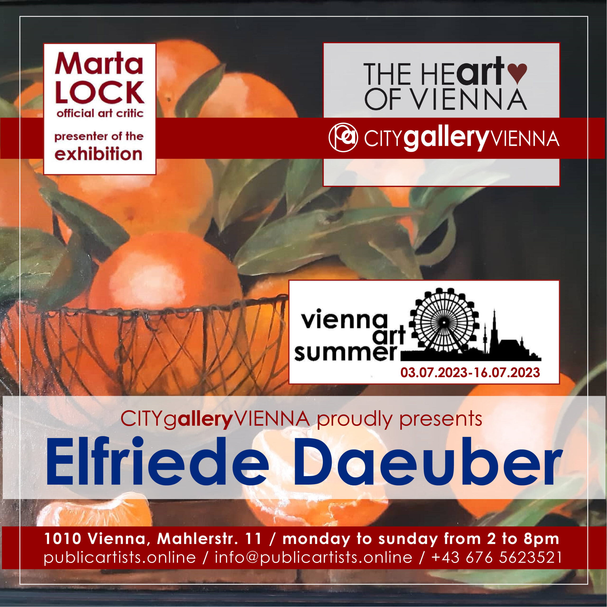 Elfriede Daeuber a VIENNA ART SUMMER VAS23