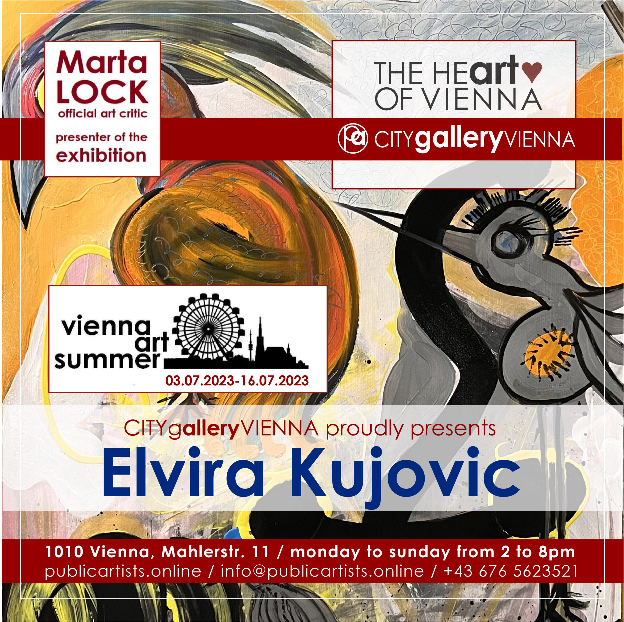 Elvira Kujovic a VIENNA ART SUMMER VAS23