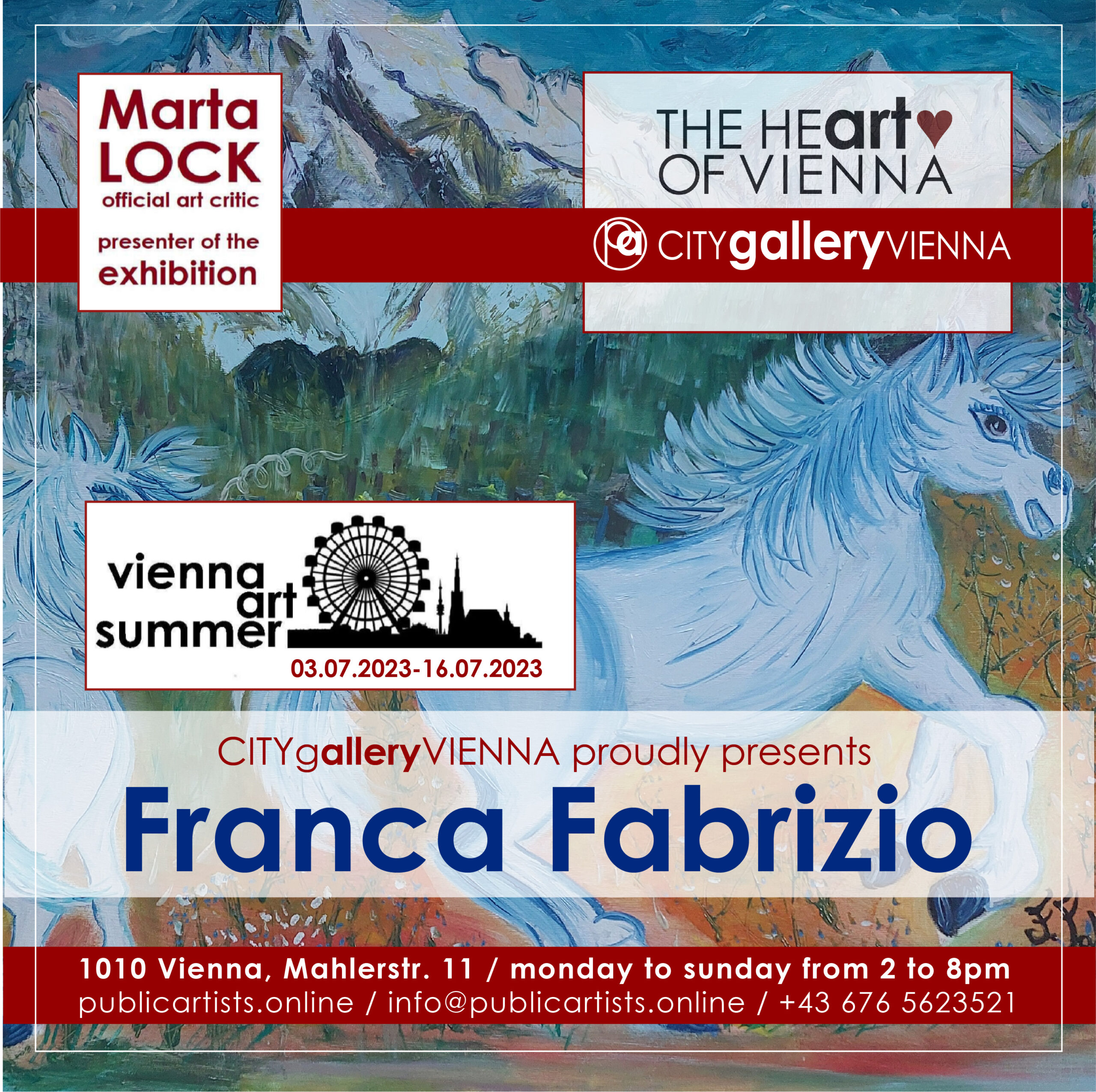 Franca Fabrizio na VIENNA ART SUMMER VAS23