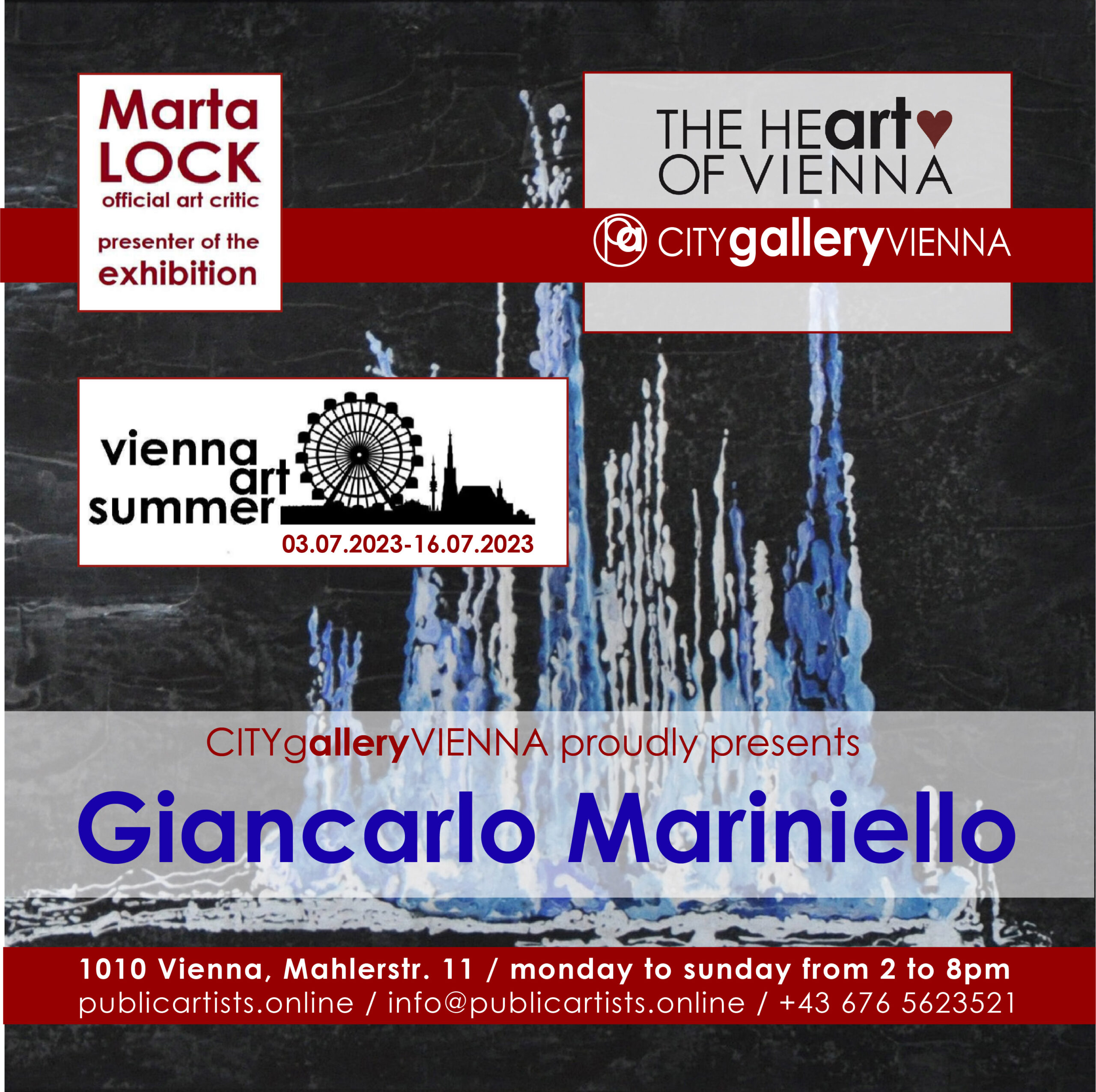 Giancarlo Mariniello a VIENNA ART SUMMER VAS23