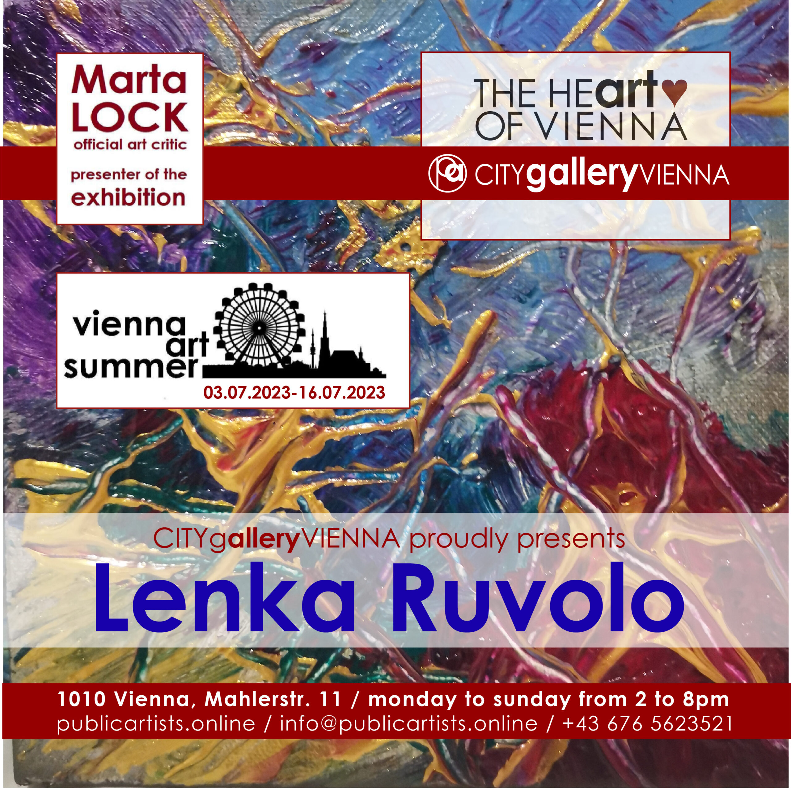 Lenka Ruvolo at VIENNA ART SUMMER VAS23