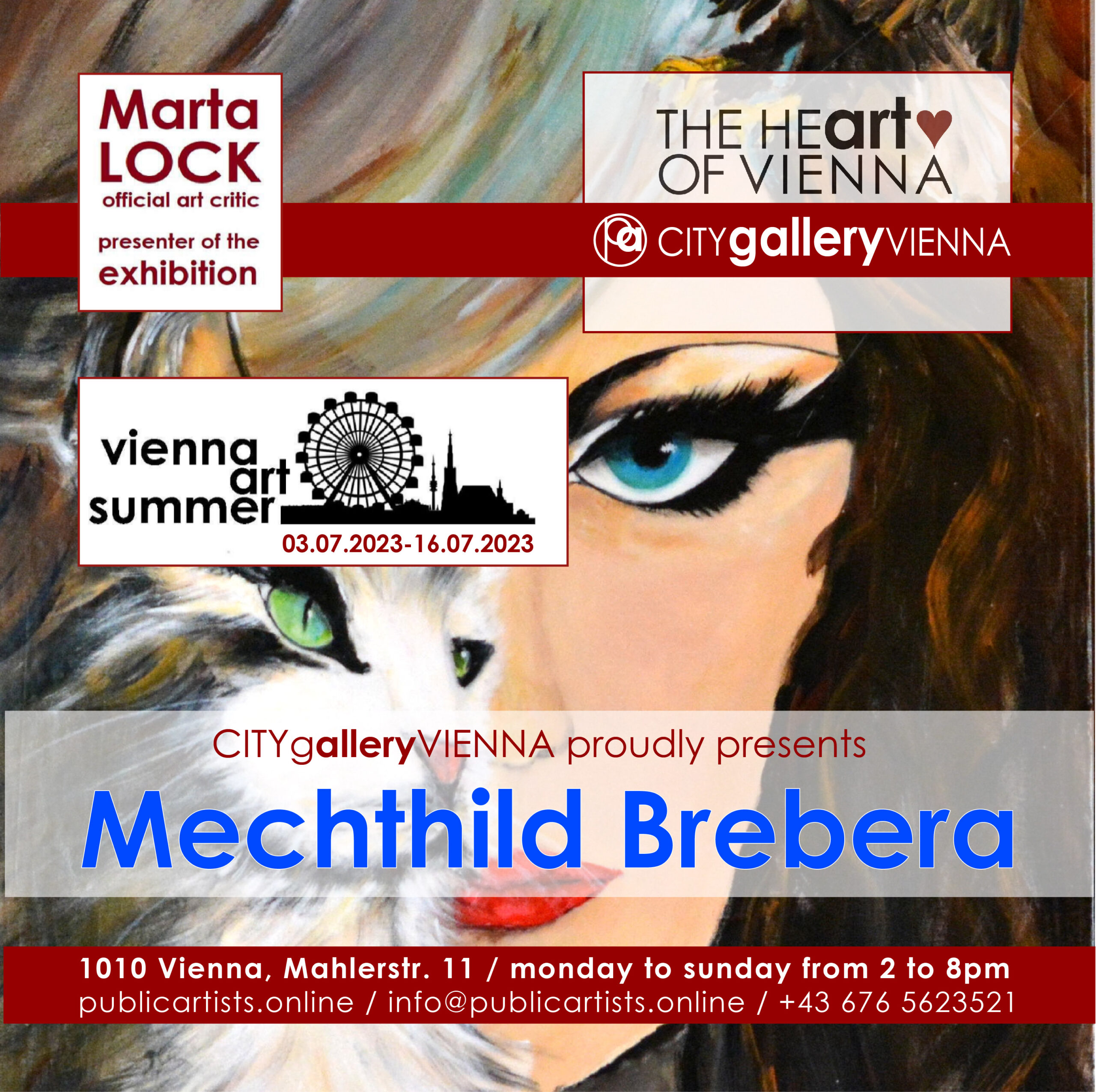 Mechthild Brebera a VIENNA ART SUMMER VAS23 kiállításon