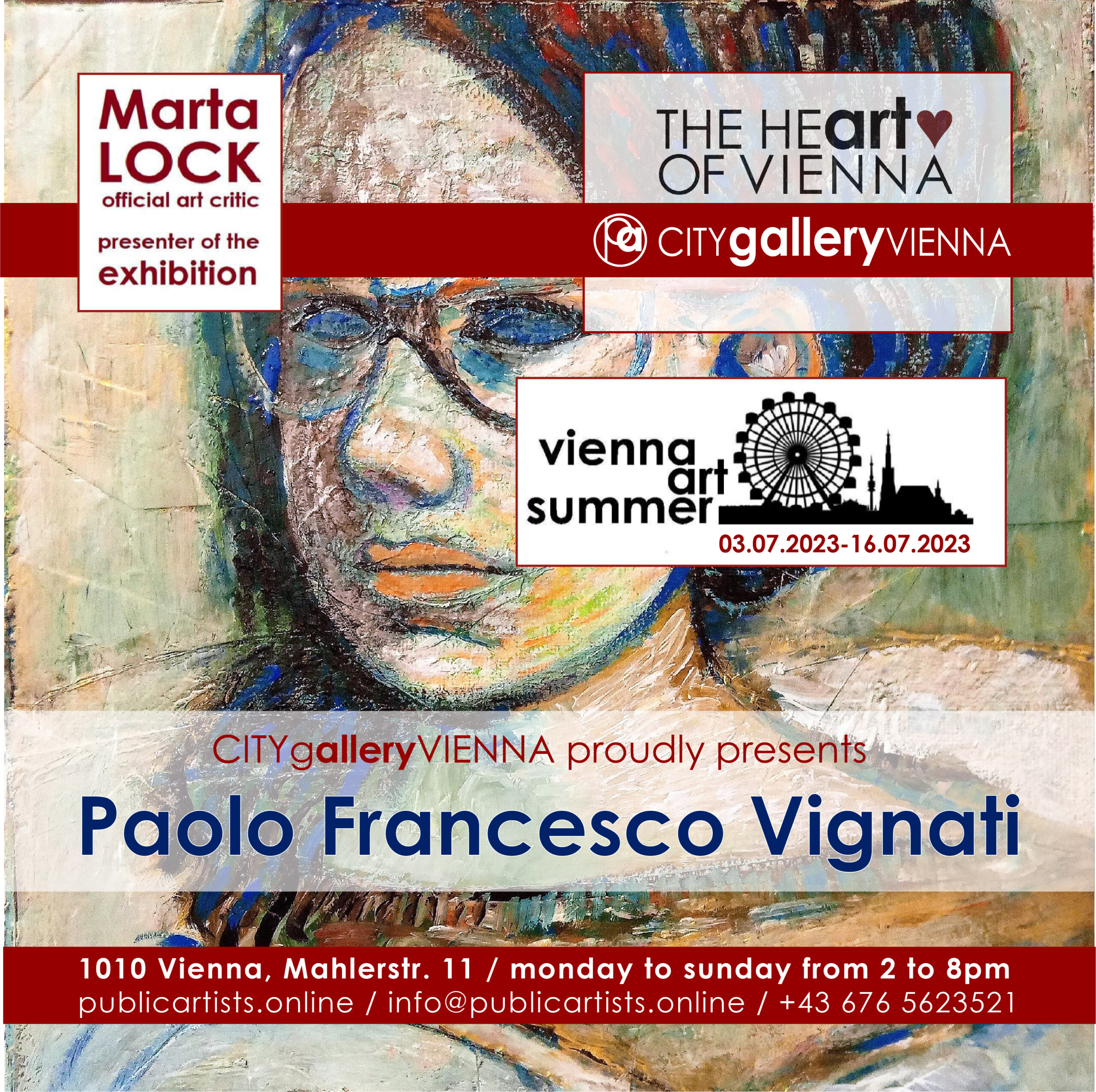 Paolo Francesco Vignati at VIENNA ART SUMMER VAS23