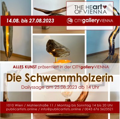 Die Schwemmholzerin in der CITYgalleryVIENNA