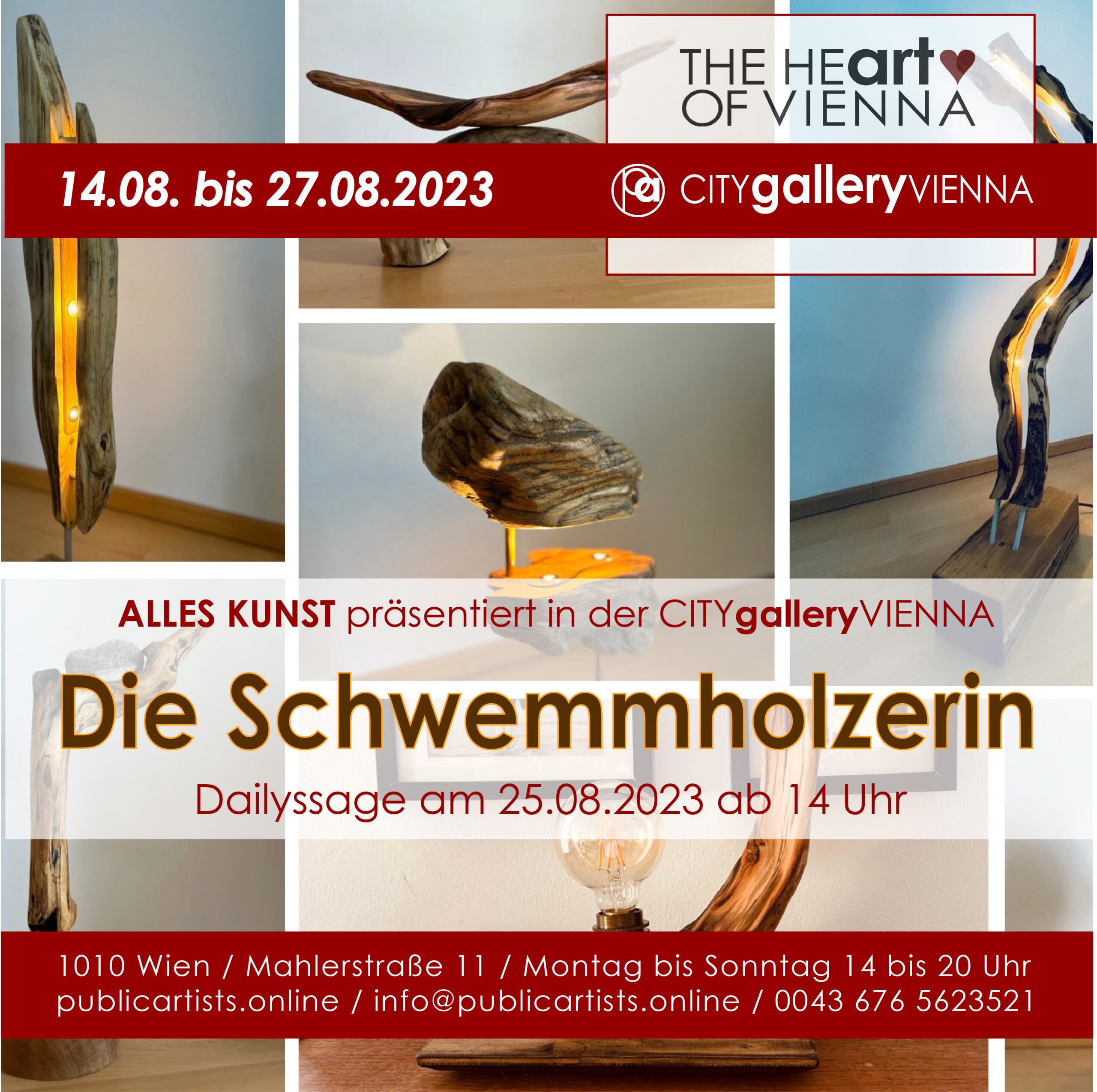 Die Schwemmholzerin in der CITYgalleryVIENNA