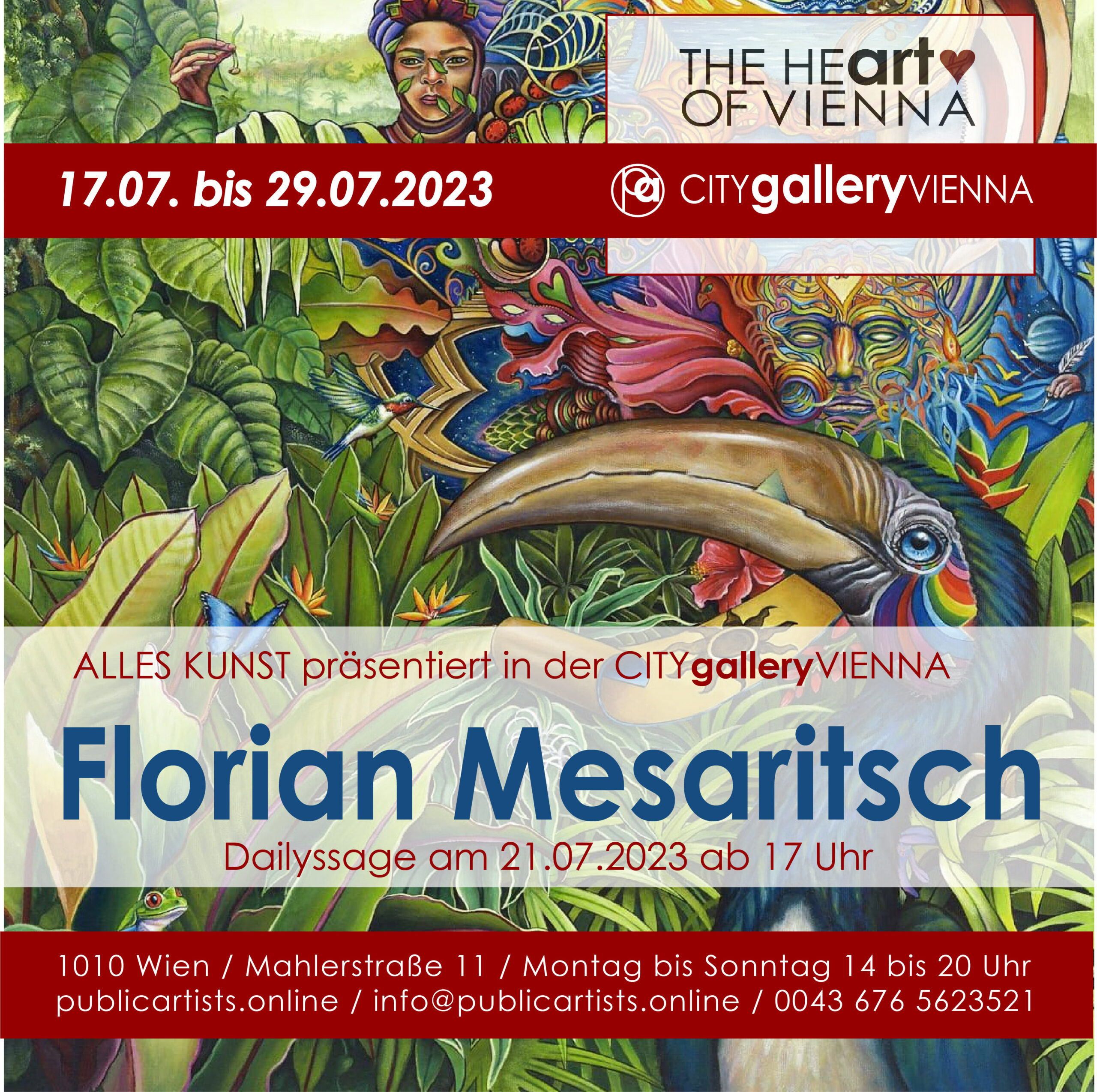 Florian Mesaritsch a CITYgalleryVIENNA-ban