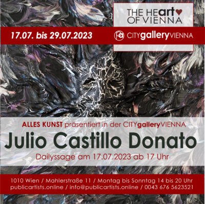 Julio Castillo Donato alla CITYgalleryVIENNA