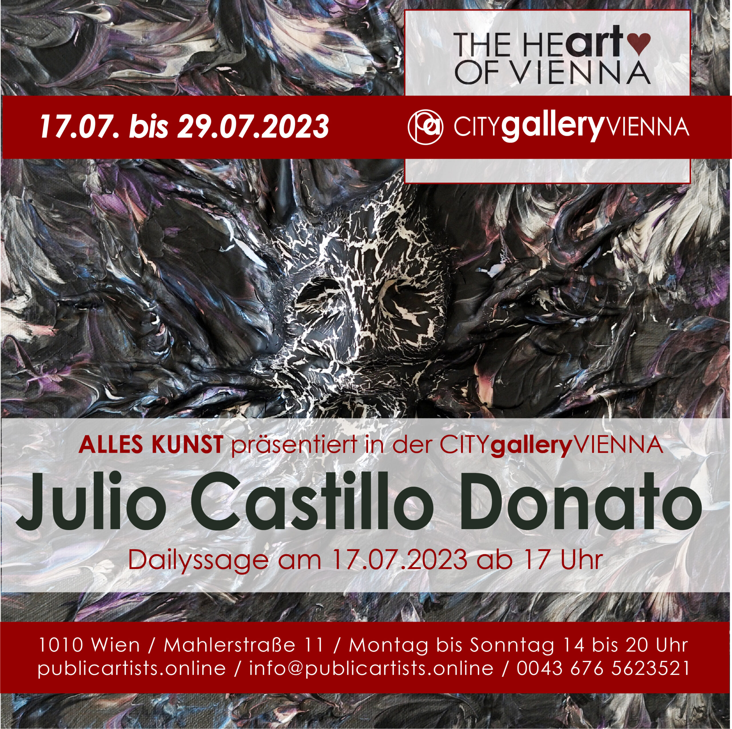 Julio Castillo Donato a CITYgalleryVIENNA-ban