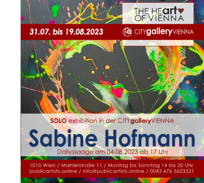 Sabine Hofmann nella CITYgalleryVIENNA