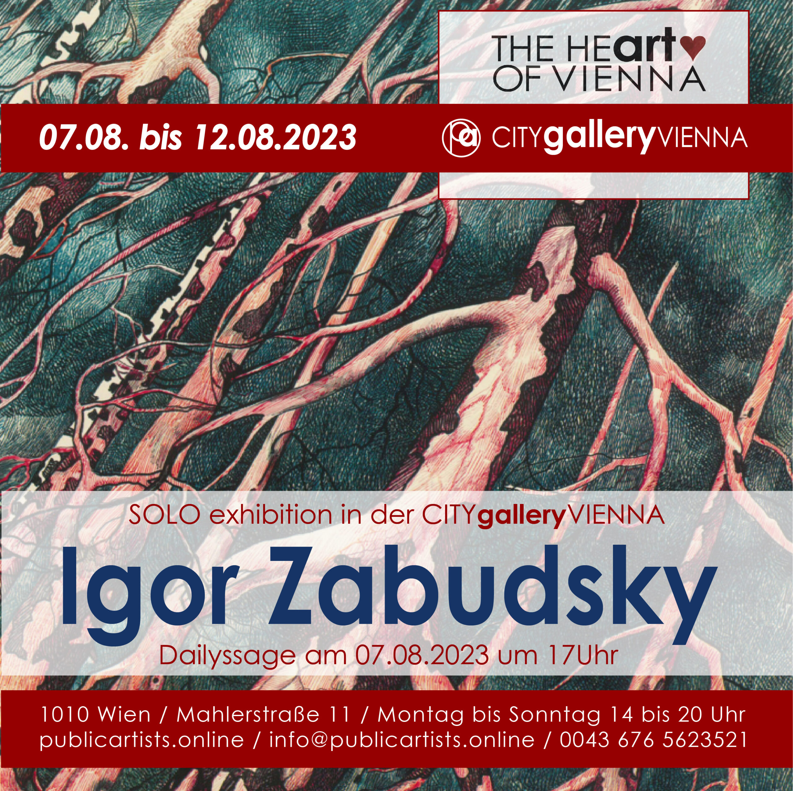 Mostra SOLO: Igor Zabudsky alla CITYgalleryVIENNA