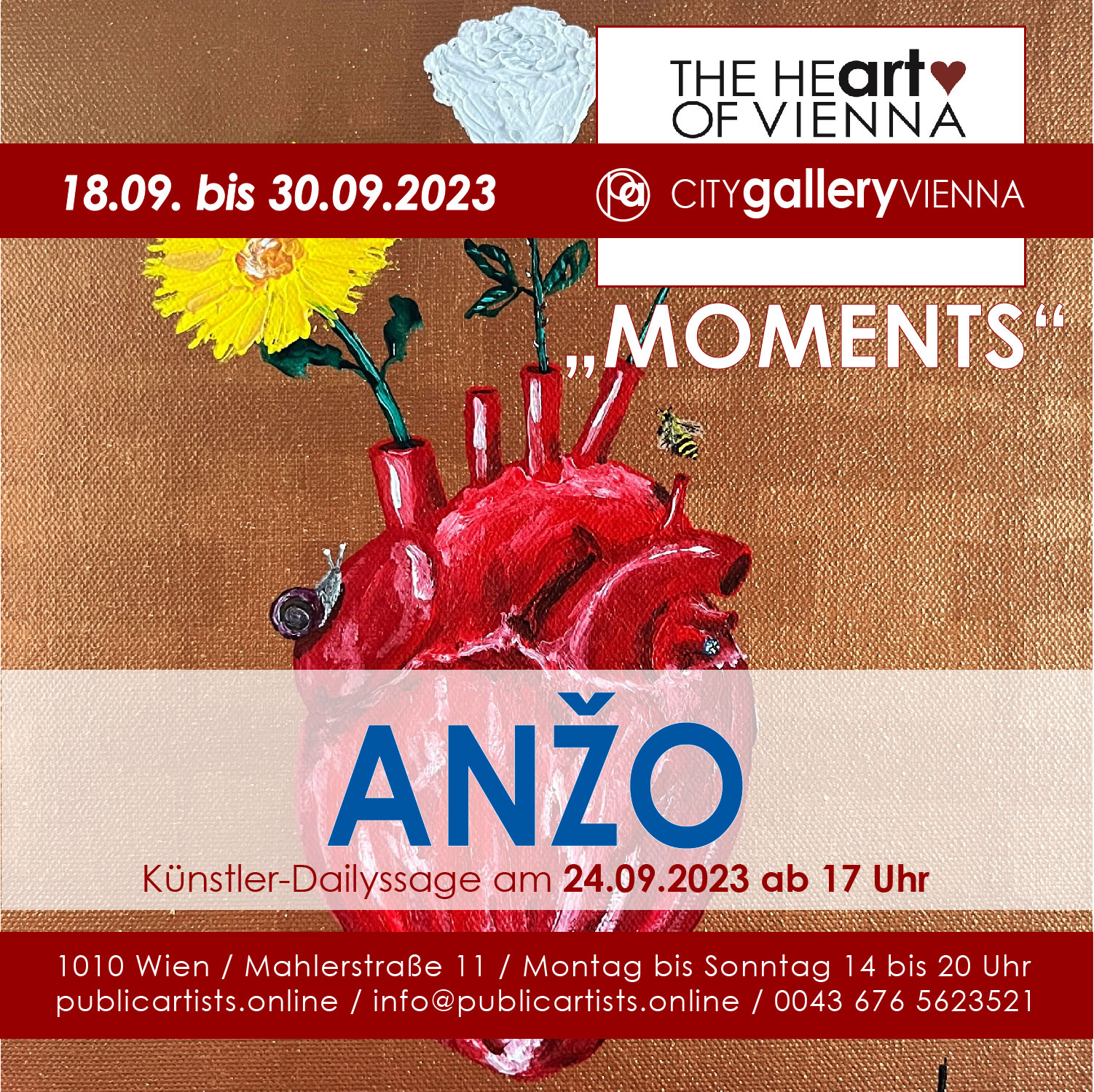 ANZO zeigt „Moments“ in der CITYgalleryVIENNA