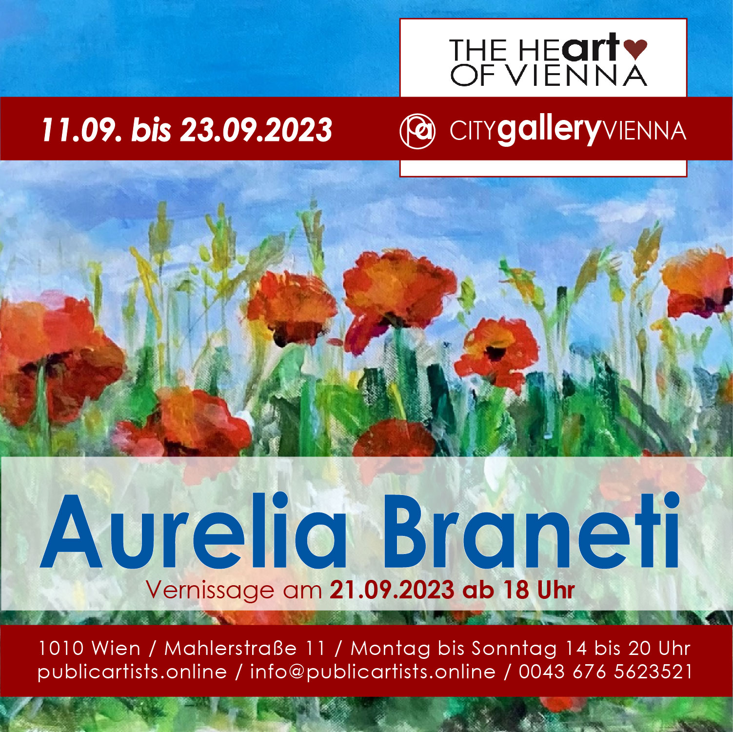 Aurelia Braneti at the CITYgalleryVIENNA