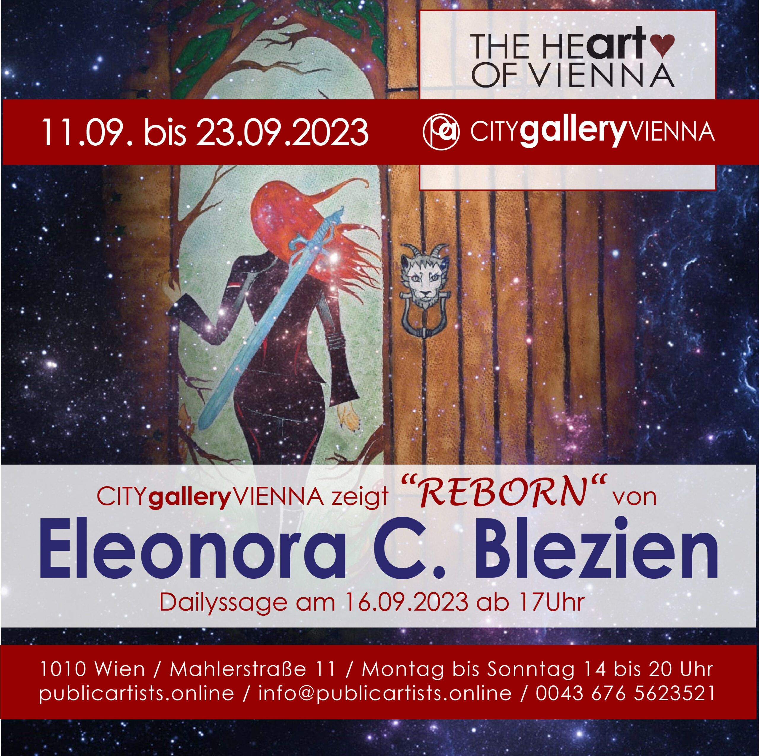 Eleonora C. Blezien alla CITYgalleryVIENNA
